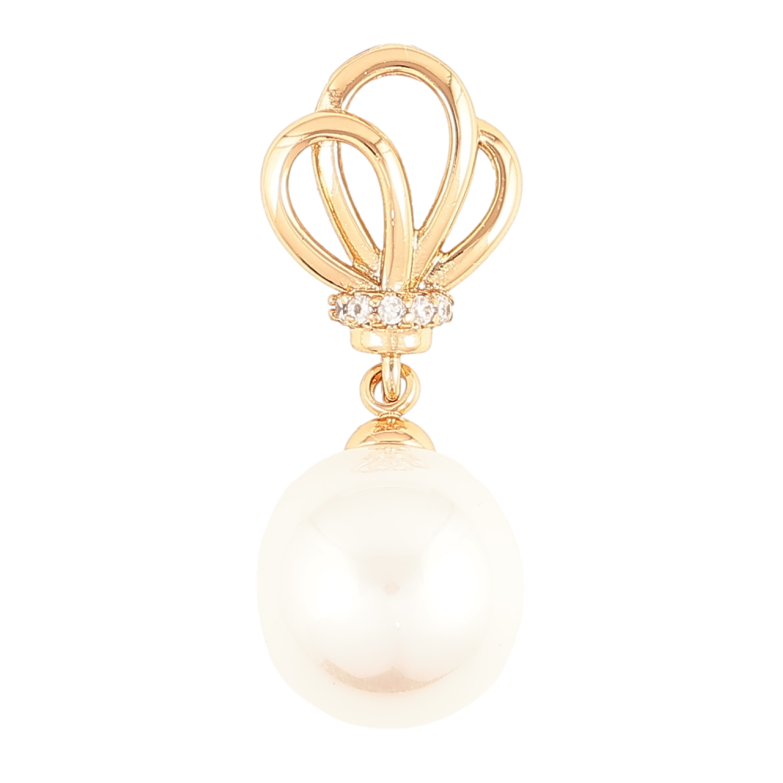 Кулон Xuping Позолота 18K Жемчужная подвеска, ø 12мм для цепочки до 2мм фото №1