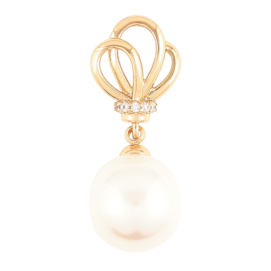 Кулон Xuping Позолота 18K «Перлова підвіска, ø 12мм» для ланцюжка до 2мм фото №1 Кулон Xuping Позолота 18K «Перлова підвіска, ø 12мм» для ланцюжка до 2мм фото №1