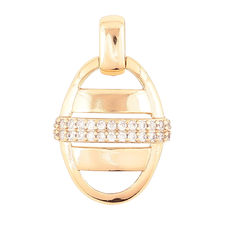 Кулон Xuping Позолота 18K Узор с цирконием для цепочки до 3мм фото №1