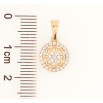 Кулон Xuping Позолота 18K «Квітковий візерунок з цирконієм» для ланцюжка до 5мм фото №2