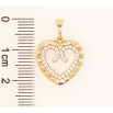 Кулон Xuping Позолота 18K «Сердечко з цирконієм» для ланцюжка до 5мм фото №2 Кулон Xuping Позолота 18K «Сердечко з цирконієм» для ланцюжка до 5мм фото №2