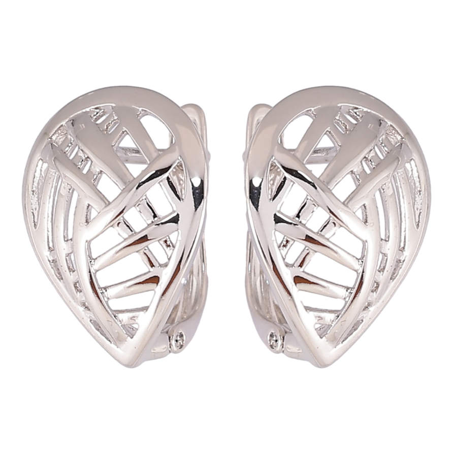 Сережки Xuping Родій англійський замок «Різьблений візерунок» фото №1