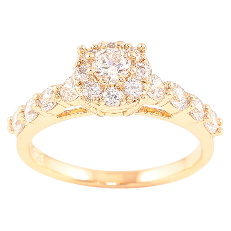 Каблучка Xuping Позолота 18K «Інкрустація цирконієм» фото №21