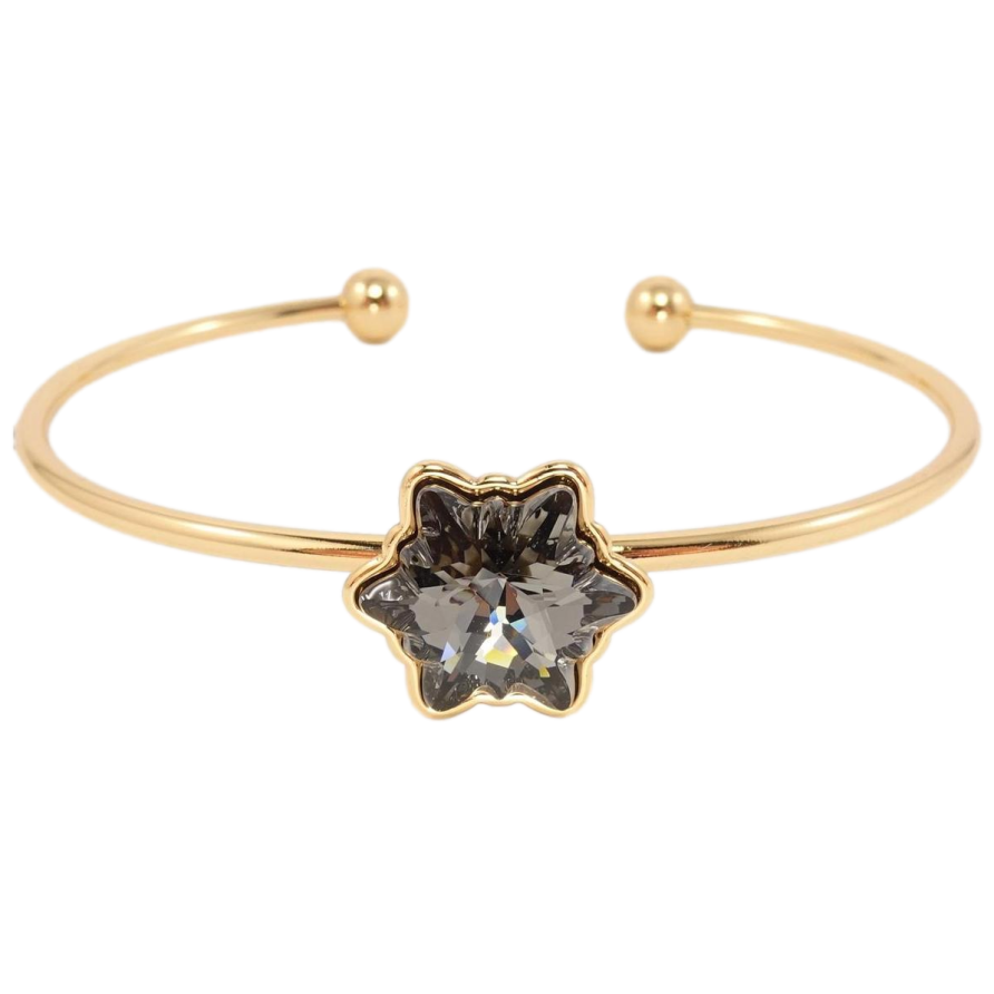 Браслет Xuping колір 18K із кристалами Swarovski Кристал Едельвейс ø 6,5 см фото №1