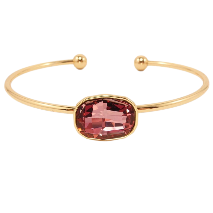 Браслет Xuping колір 18K із кристалами Swarovski Кристал Cushion ø 6,5 см фото №1