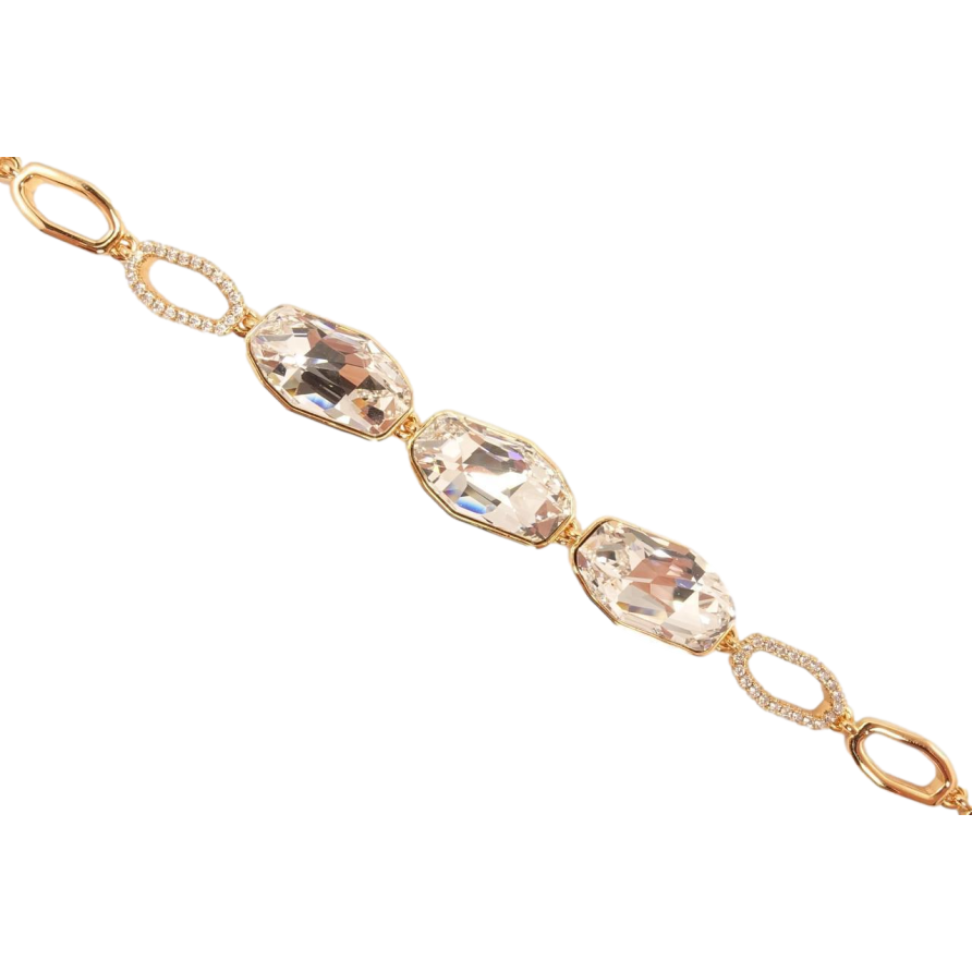 Браслет Xuping цвет 18K с кристаллами Swarovski Кристаллы Clear доп.замок на два размера 16.5,19.5см фото №1 Браслет Xuping цвет 18K с кристаллами Swarovski Кристаллы Clear доп.замок на два размера 16.5,19.5см фото №1