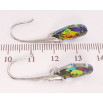 Серьги Xuping цвет Родий с кристаллами Swarovski французский замок Грушевидные кристаллы Vitrail Medium фото №2