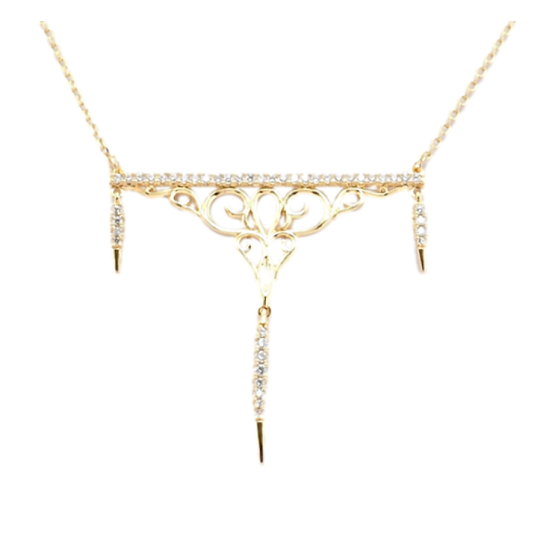 Підвіска на ланцюжку Xuping Позолота 18K Елегантність довжина 43-46см х 1мм фото №1