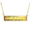 Подвеска на цепочке Xuping Позолота 18K Желто-зеленый кристалл длина 47-50см х 1мм фото №3 Подвеска на цепочке Xuping Позолота 18K Желто-зеленый кристалл длина 47-50см х 1мм фото №3