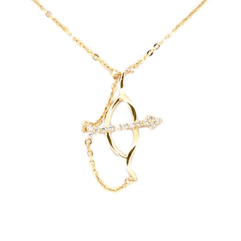 Кулон на ланцюжку Xuping Позолота 18K Арбалет довжина 46см х 1мм фото №1 Кулон на ланцюжку Xuping Позолота 18K Арбалет довжина 46см х 1мм фото №1