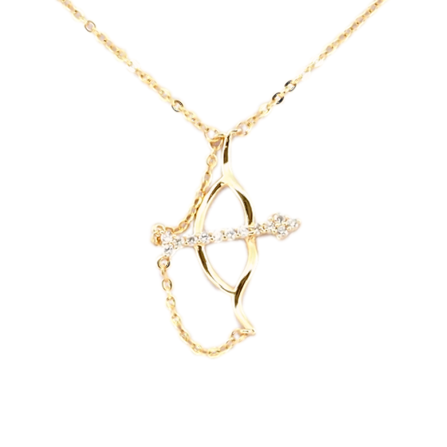 Кулон на ланцюжку Xuping Позолота 18K Арбалет довжина 46см х 1мм фото №1 Кулон на ланцюжку Xuping Позолота 18K Арбалет довжина 46см х 1мм фото №1