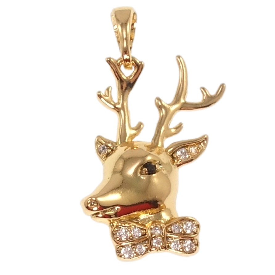 Кулон Xuping Позолота 18K Рудольф для цепочки до 5мм фото №1