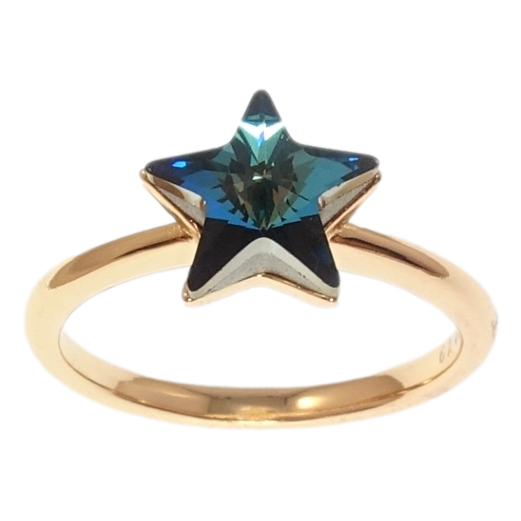 Кольцо Xuping цвет 18K с кр-ми Swarovski Кристальная звезда Metallic Blue фото №21 Кольцо Xuping цвет 18K с кр-ми Swarovski Кристальная звезда Metallic Blue фото №21