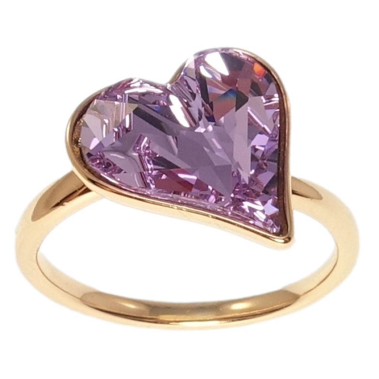 Кольцо Xuping цвет 18K с кр-ми Swarovski Кристальное сердце Tanzanite фото №1 Кольцо Xuping цвет 18K с кр-ми Swarovski Кристальное сердце Tanzanite фото №1