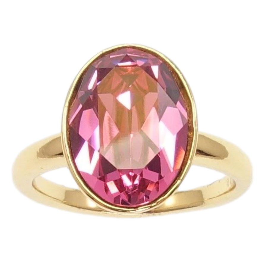 Кольцо Xuping цвет 18K с кр-ми Swarovski Кристалл Rose фото №1