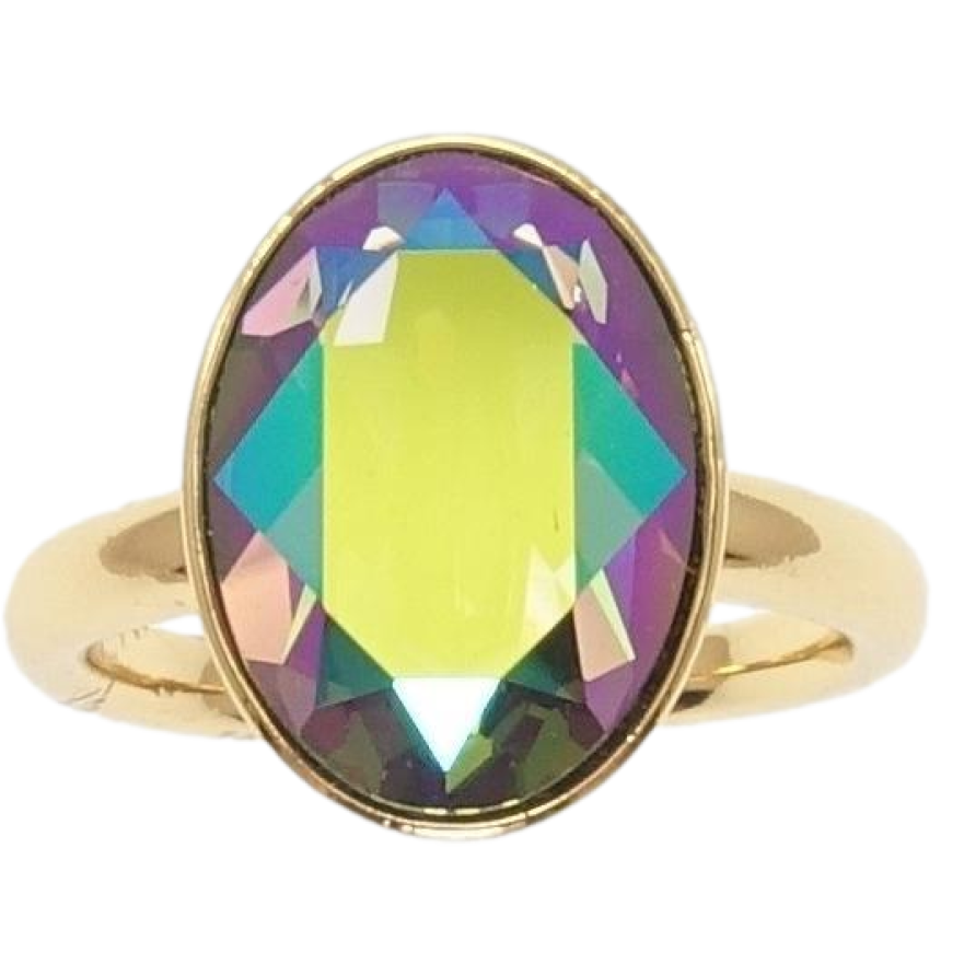 Каблучка Xuping колір 18K з кр-ми Swarovski Кристал Paradise Shine фото №1