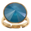 Кольцо Xuping цвет Позолота 18K с кр-ми Swarovski "Кристалл Azure Blue" ø 16мм фото №2 Кольцо Xuping цвет Позолота 18K с кр-ми Swarovski "Кристалл Azure Blue" ø 16мм фото №2