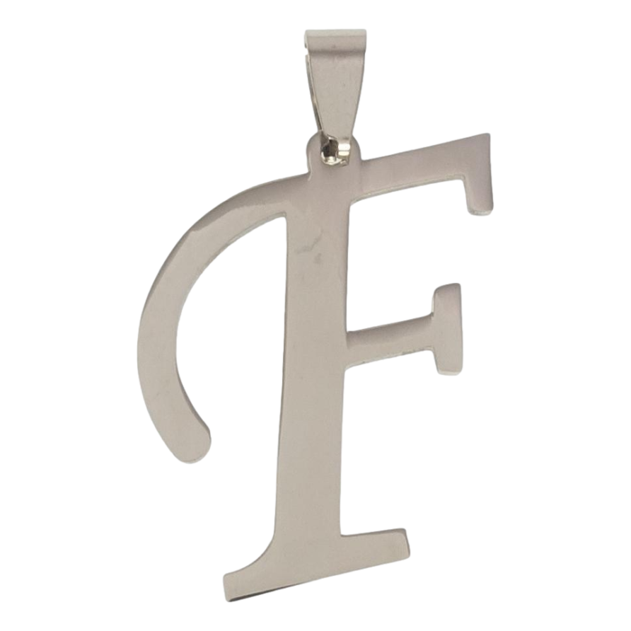 Кулон Нержавіюча сталь Літера F фото №1