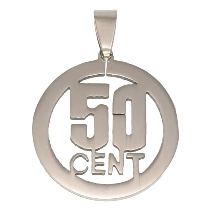 Кулон Нержавіюча сталь 50 центів фото №22