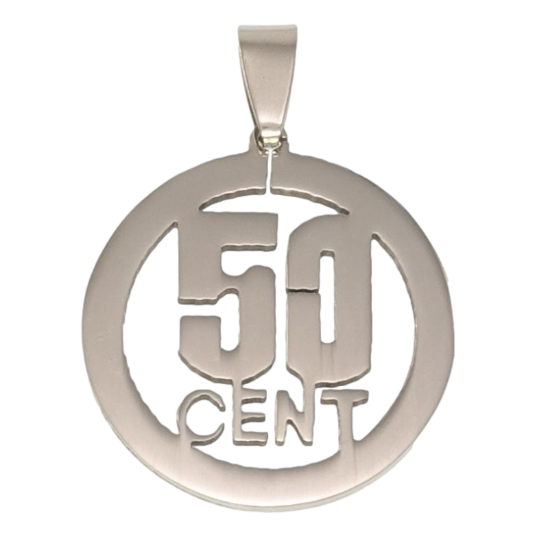 Кулон Нержавейка 50 центов фото №1
