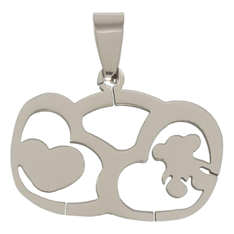 Кулон Нержавейка Сердечки фото №1
