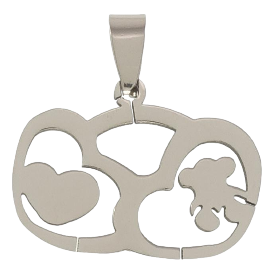 Кулон Нержавейка Сердечки фото №1