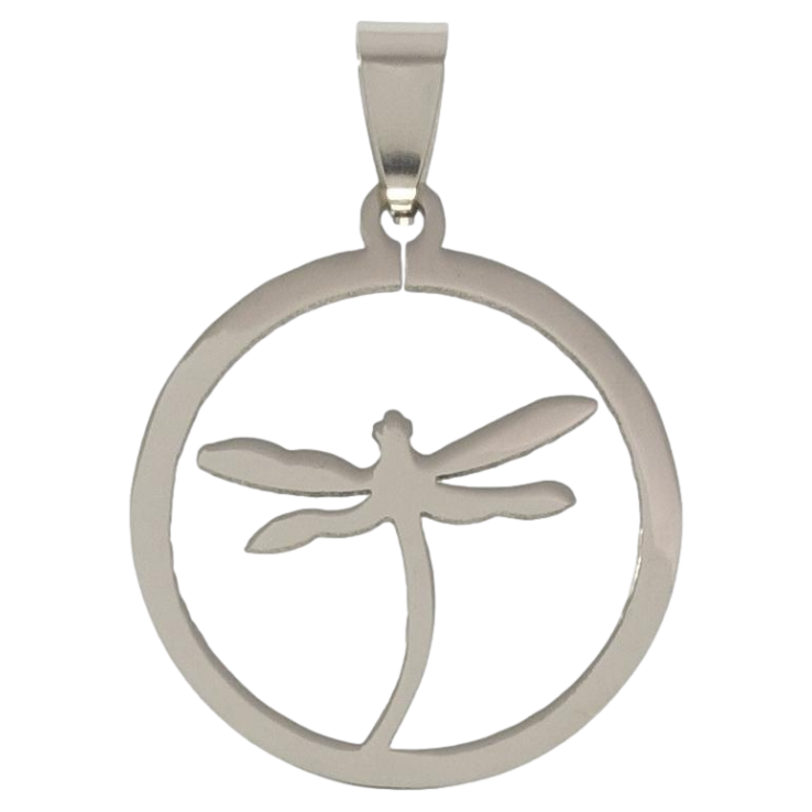 Кулон Нержавіюча сталь Стрекоза фото №5
