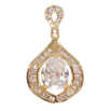 Кулон Xuping цвет Позолота 18K "Кристальное совершенство" для цепочки до 4мм фото №2 Кулон Xuping цвет Позолота 18K "Кристальное совершенство" для цепочки до 4мм фото №2