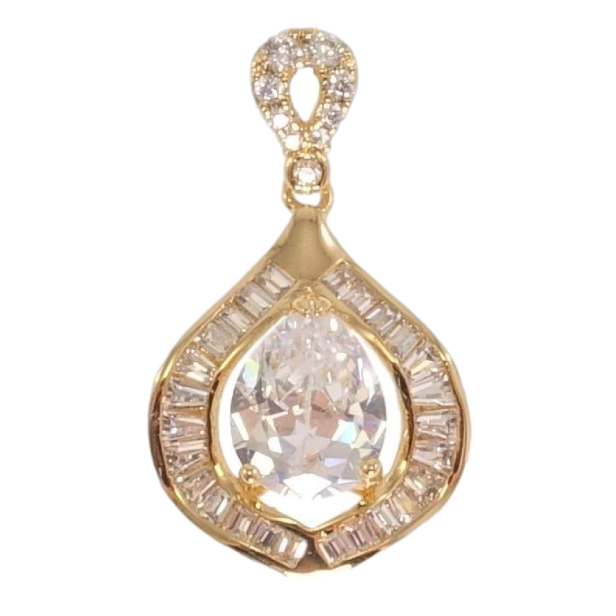 Кулон Xuping Позолота 18K Кристальна досконалість фото №1