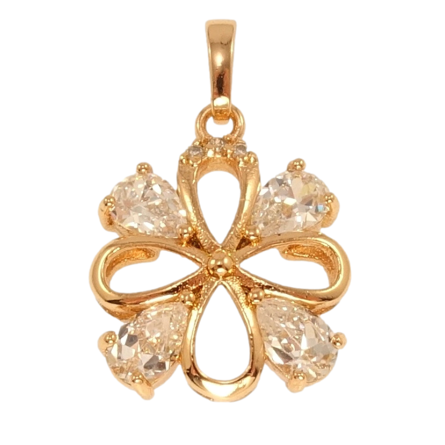 Кулон Xuping Позолота 18K Декоративна квіточка фото №1