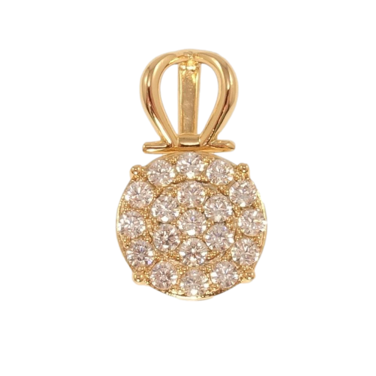 Кулон Xuping Позолота 18K Коло інкрустація цирконієм з декоративною петелькою фото №14