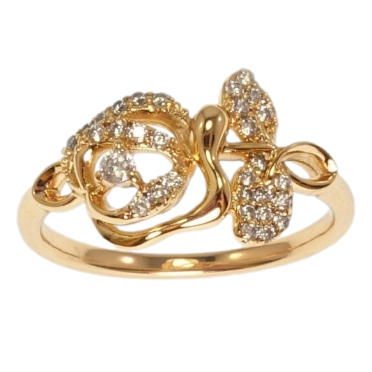 Кольцо Xuping Позолота 18K Роза фото №1