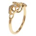 Кольцо Xuping Позолота 18K Роза фото №2
