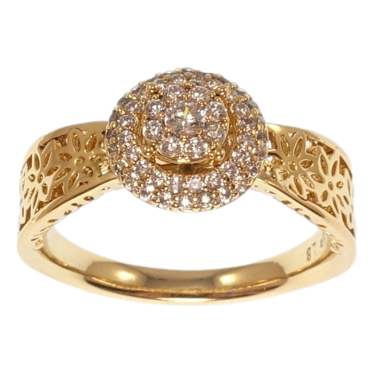 Кольцо Xuping Позолота 18K Цветочная роскошь фото №17 Кольцо Xuping Позолота 18K Цветочная роскошь фото №17