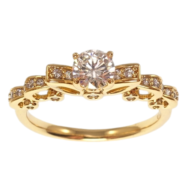 Кольцо Xuping Позолота 18K Живописность фото №1