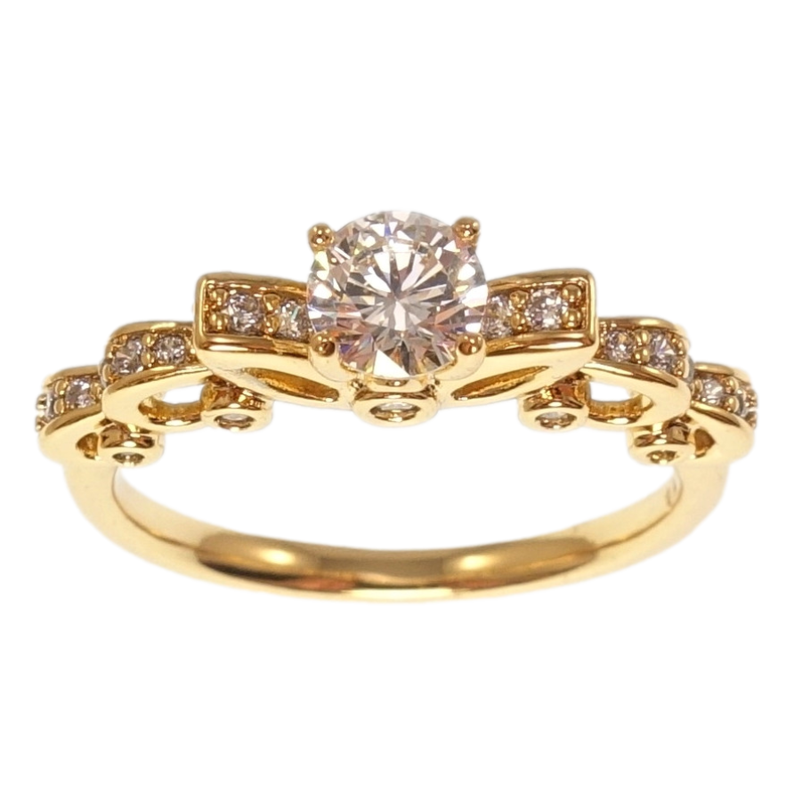 Каблучка Xuping Позолота 18K Живописність фото №1