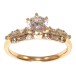 Кольцо Xuping Позолота 18K Кристальный блеск фото №1 Кольцо Xuping Позолота 18K Кристальный блеск фото №1