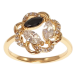Кольцо Xuping Позолота 18K Солнечный цветок фото №1 Кольцо Xuping Позолота 18K Солнечный цветок фото №1
