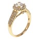 Кольцо Xuping Позолота 18K Роскошный блеск кристаллов фото №2 Кольцо Xuping Позолота 18K Роскошный блеск кристаллов фото №2