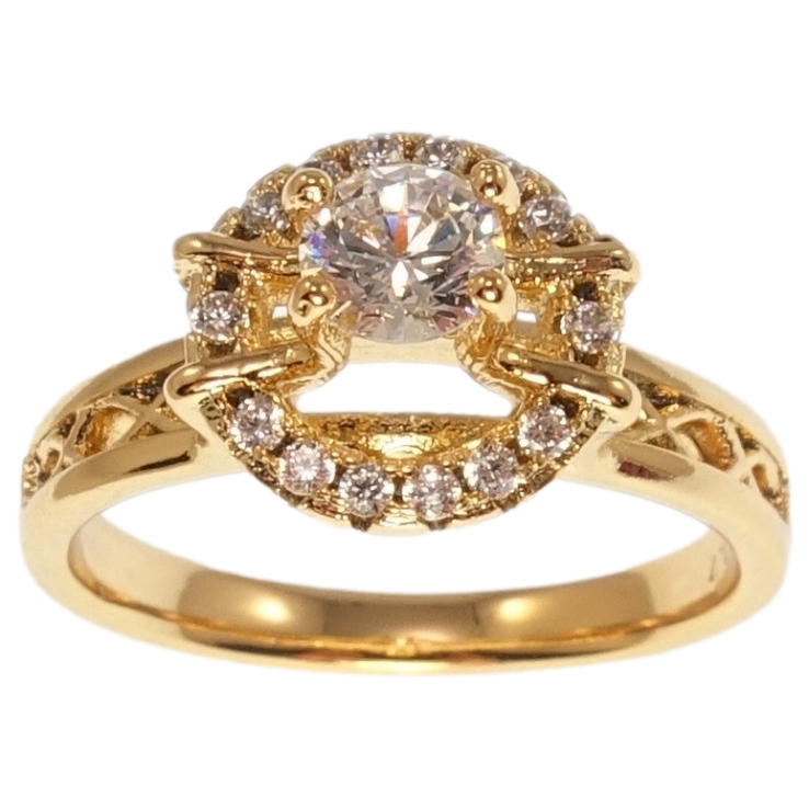 Кольцо Xuping Позолота 18K Богема фото №6 Кольцо Xuping Позолота 18K Богема фото №6