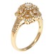 Кольцо Xuping Позолота 18K Роскошный цветок фото №2 Кольцо Xuping Позолота 18K Роскошный цветок фото №2
