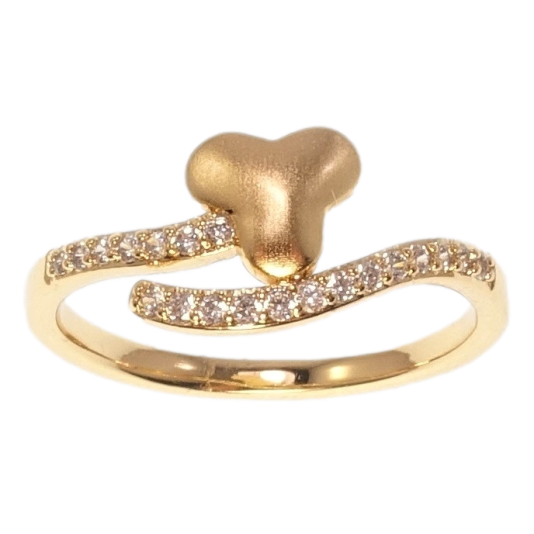 Кольцо Xuping Позолота 18K Декоративный узор с цирконием фото №1 Кольцо Xuping Позолота 18K Декоративный узор с цирконием фото №1