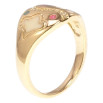 Кольцо Xuping Позолота 18K Узор с цветной эмалью фото №2 Кольцо Xuping Позолота 18K Узор с цветной эмалью фото №2