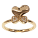 Кольцо Xuping Позолота 18K Сердечко с бантиком фото №1 Кольцо Xuping Позолота 18K Сердечко с бантиком фото №1