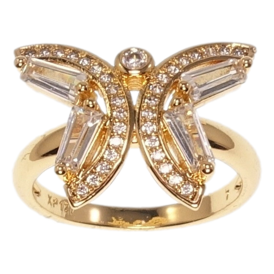 Кольцо Xuping Позолота 18K Бабочка фото №1 Кольцо Xuping Позолота 18K Бабочка фото №1