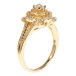 Кольцо Xuping Позолота 18K Четырехъярусный Каст Инкрустация Мелкий Цирконий фото №2 Кольцо Xuping Позолота 18K Четырехъярусный Каст Инкрустация Мелкий Цирконий фото №2
