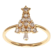 Кольцо Xuping Позолота 18K Елочка фото №1 Кольцо Xuping Позолота 18K Елочка фото №1