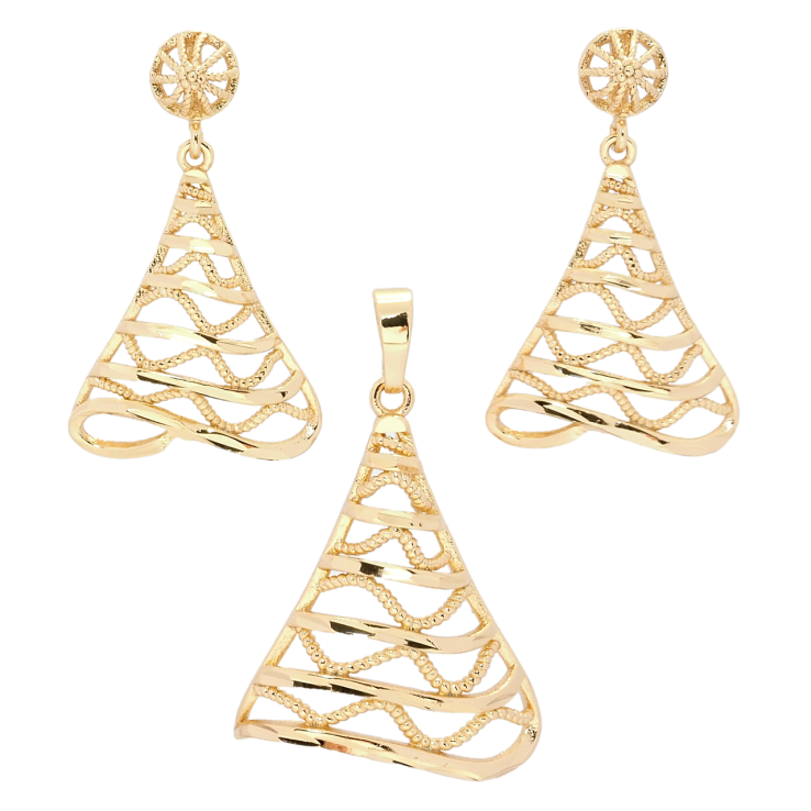 Набор Xuping Позолота 18K Серьги Кулон Декоративные подвески елочки фото №15 Набор Xuping Позолота 18K Серьги Кулон Декоративные подвески елочки фото №15