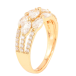 Кольцо Xuping Позолота 18K Инкрустация цирконием фото №2 Кольцо Xuping Позолота 18K Инкрустация цирконием фото №2