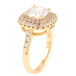 Кольцо Xuping Позолота 18K Фианит с инкрустацией цирконием фото №2 Кольцо Xuping Позолота 18K Фианит с инкрустацией цирконием фото №2